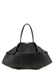 Black Calfskin Shoulder Bag