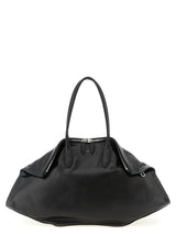 Black Calfskin Shoulder Bag