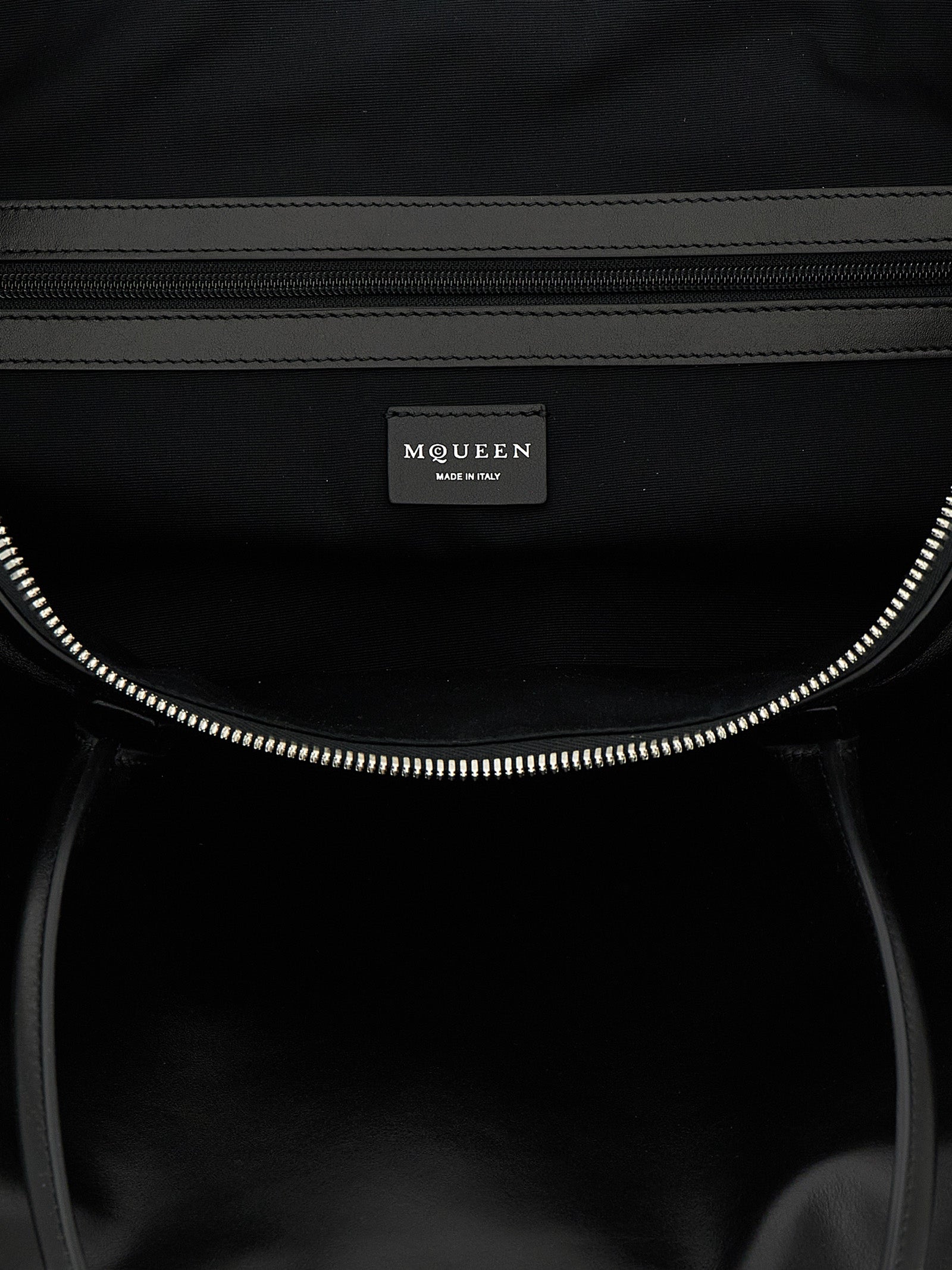 Black Calfskin Shoulder Bag