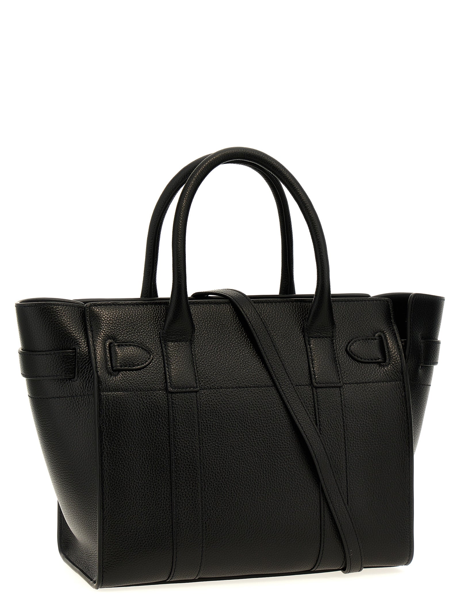 Black Calfskin Tote Bag