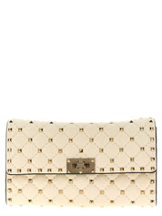White Lamb Leather Shoulder Bag