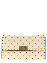 White Lamb Leather Shoulder Bag