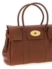Brown Calfskin Shoulder Bag