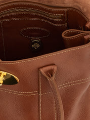 Brown Calfskin Shoulder Bag