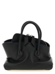 Black Bovine Leather Handbag