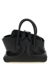 Black Bovine Leather Handbag
