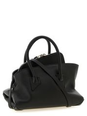 Black Bovine Leather Handbag