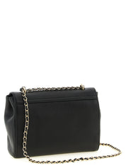 Black Goatskin Crossbody Bag