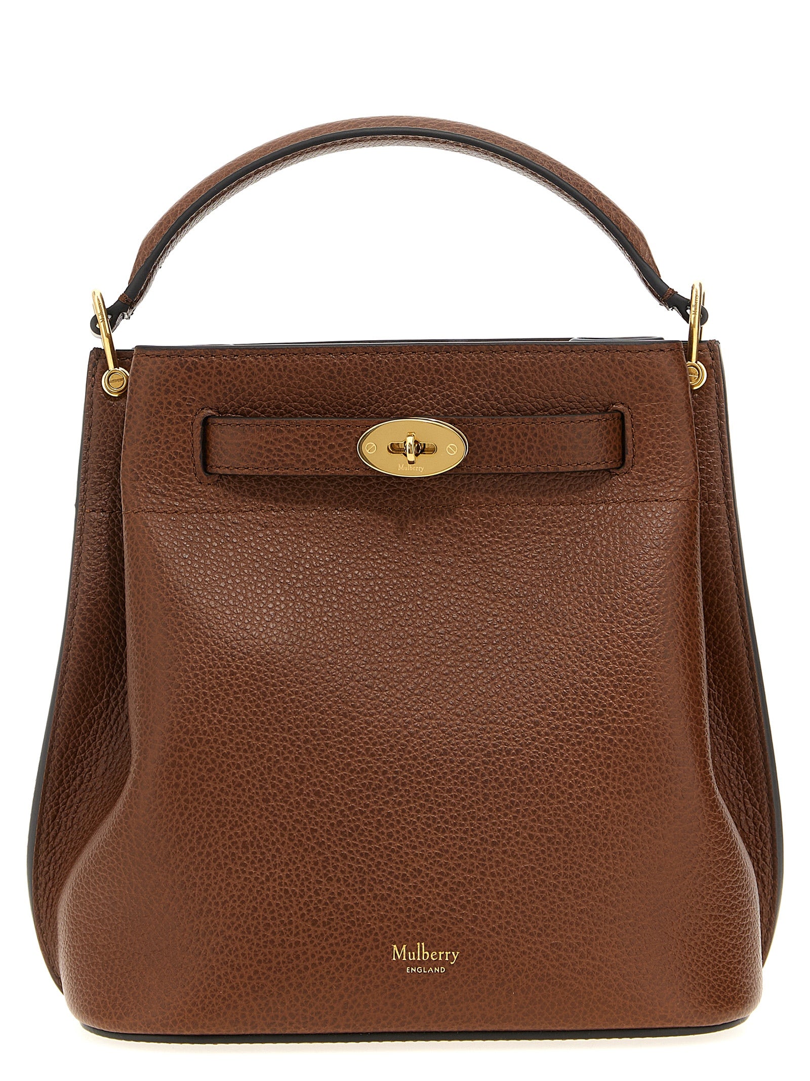 Brown Calfskin Crossbody Bag