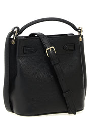 Black Calfskin Crossbody Bag