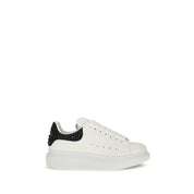 Alexander McQueen White Calf Leather Bos Taurus Chunky Sneakers