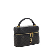 Saint Laurent Black Calf Leather Bos Taurus Shoulder Bag