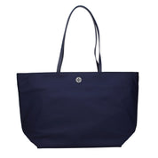 Tory Burch Blue Fabric Shoulder Bag