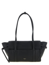 Black Calfskin Shoulder Bag