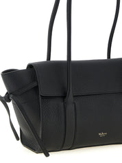 Black Calfskin Shoulder Bag