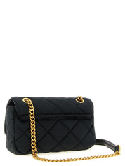 Black Polyester Crossbody Bag