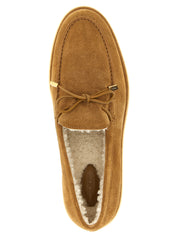 Tod's Beige Calfskin Slip-On Loafers