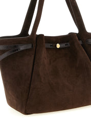 Brown Bovine Leather Tote Bag