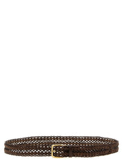 Brunello Cucinelli Brown Calfskin Belt
