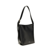 Black Calf Leather Bos Taurus Handbag