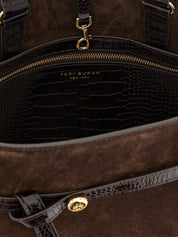 Tory Burch Brown Bovine Leather Crossbody Bag