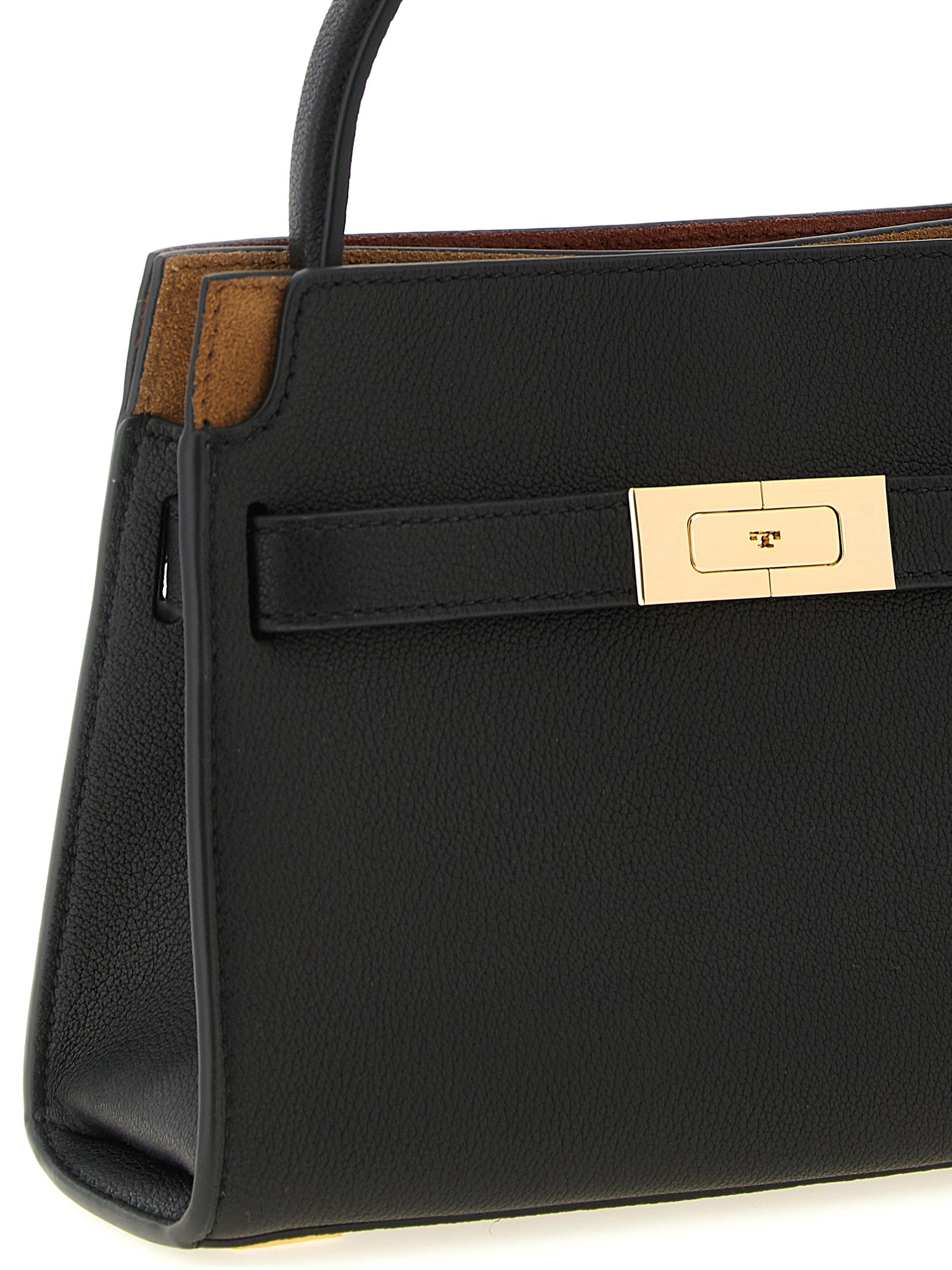 Tory Burch Black Lambskin Crossbody Bag