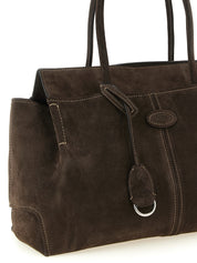 Tod's Brown Calfskin Handbag