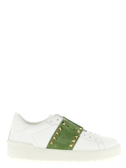 Valentino Garavani Bicolor Calfskin Low Top Sneakers