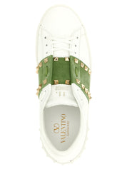 Valentino Garavani Bicolor Calfskin Low Top Sneakers