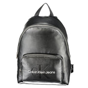 Black Polyester Women's Backpack