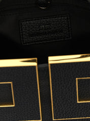 Elisabetta Franchi Black Polyester Tote Bag