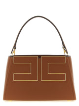 Elisabetta Franchi Brown Polyester Handbag