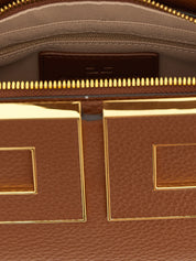 Elisabetta Franchi Brown Polyester Handbag