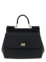 Dolce & Gabbana Black Calfskin Handbag