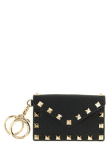 Valentino Garavani Black Calfskin Cardholder