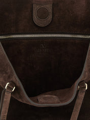 Valentino Garavani Brown Calfskin Shoulder Bag