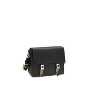 Fendi Black Calf Leather Bos Taurus Shoulder Bag