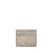 Brunello Cucinelli Gray Calf Leather Bos Taurus Wallet