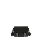 Fendi Black Calf Leather Bos Taurus Shoulder Bag