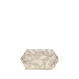 Brunello Cucinelli Beige Silk Clutch Bag