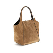 Brunello Cucinelli Beige Calf Leather Bos Taurus Backet Bag