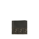Fendi Brown Calf Leather Bos Taurus Wallet