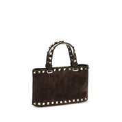 Valentino Garavani Brown Calf Leather Bos Taurus Handbag