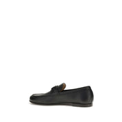 Valentino Garavani Black Deer Slip-On Loafers