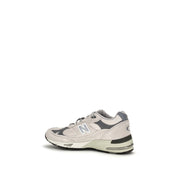 New Balance Gray Suede Leather Athletic Sneakers