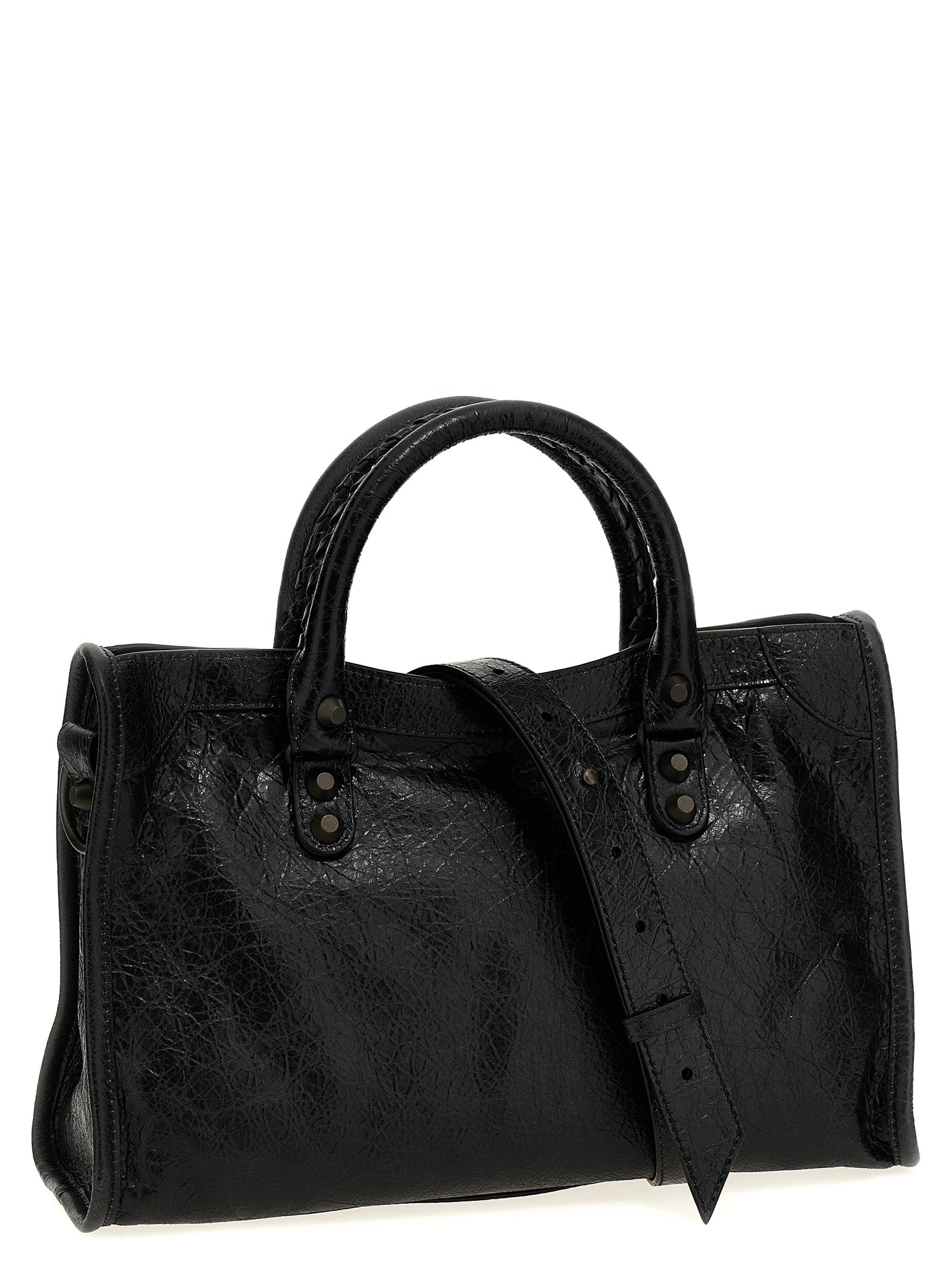 Balenciaga Black Lamb Leather Handbag