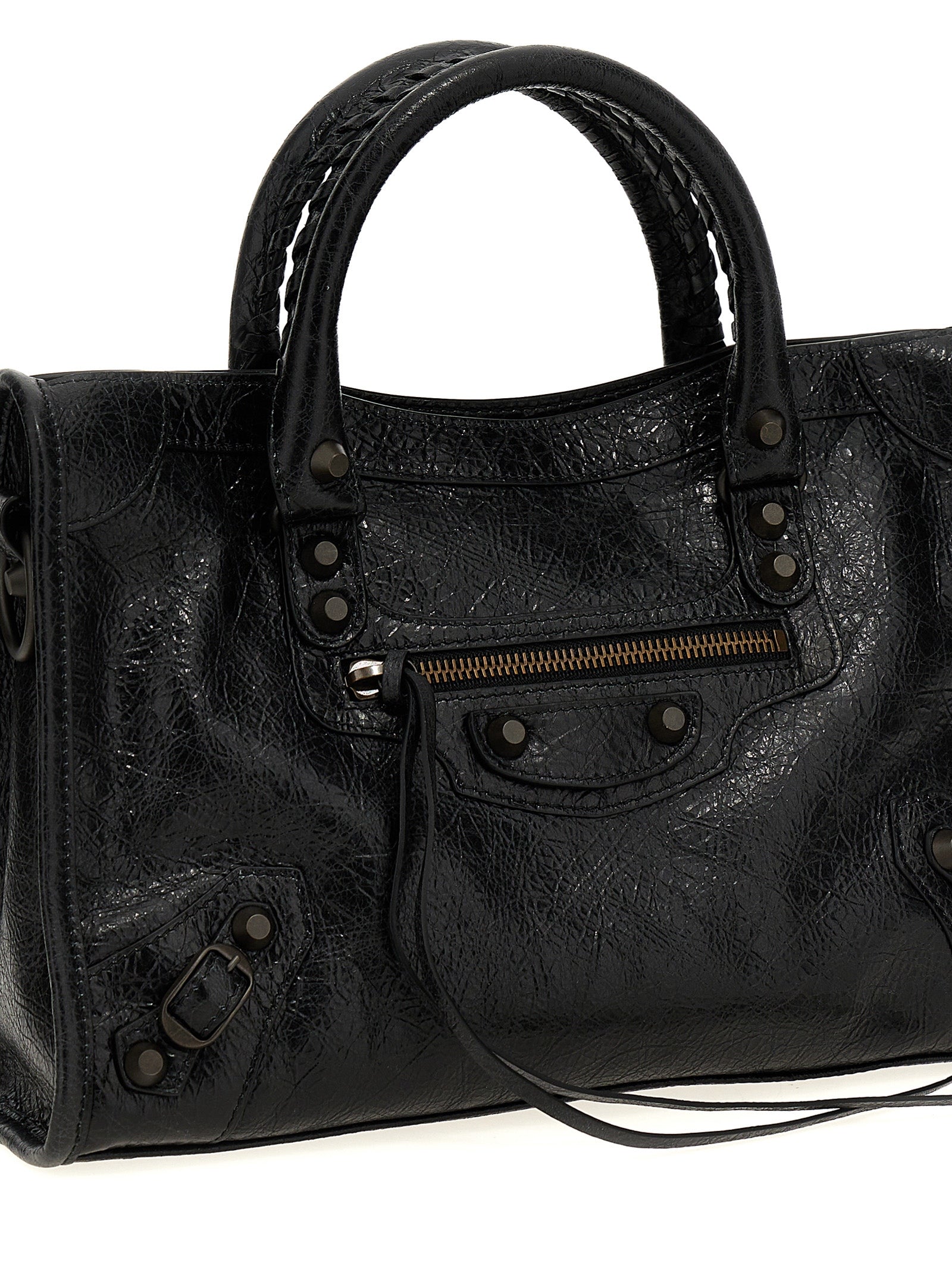 Balenciaga Black Lamb Leather Handbag