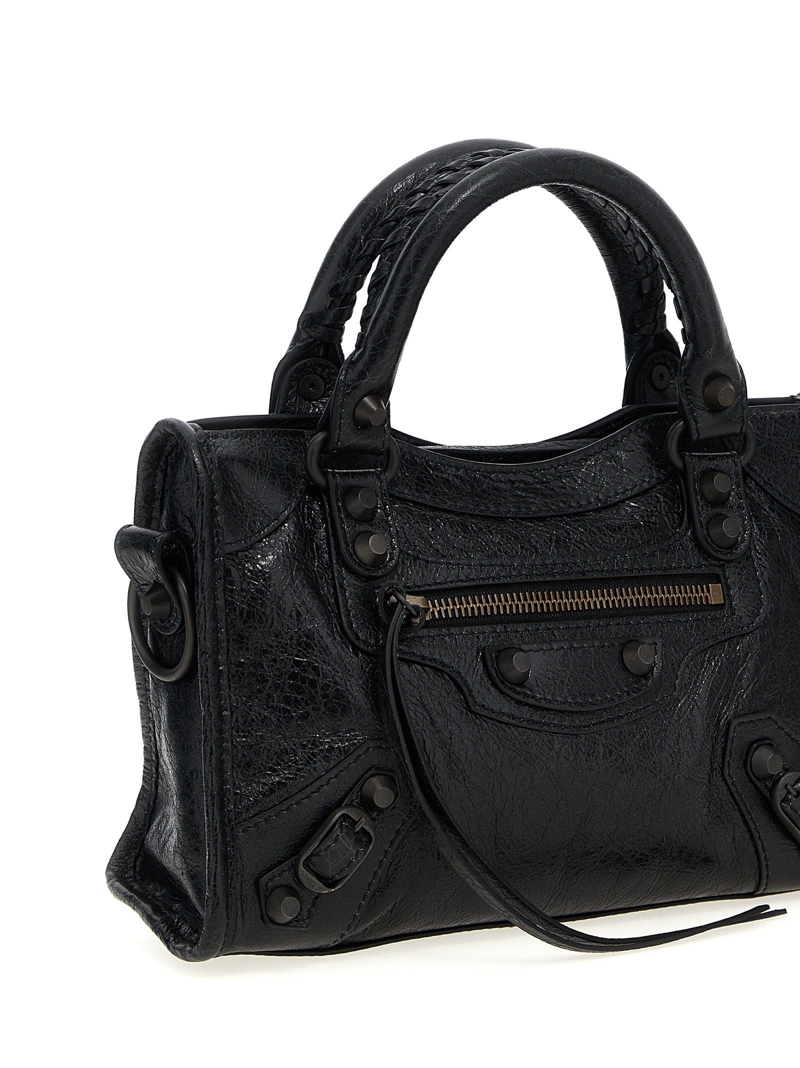 Balenciaga Black Lamb Leather Handbag