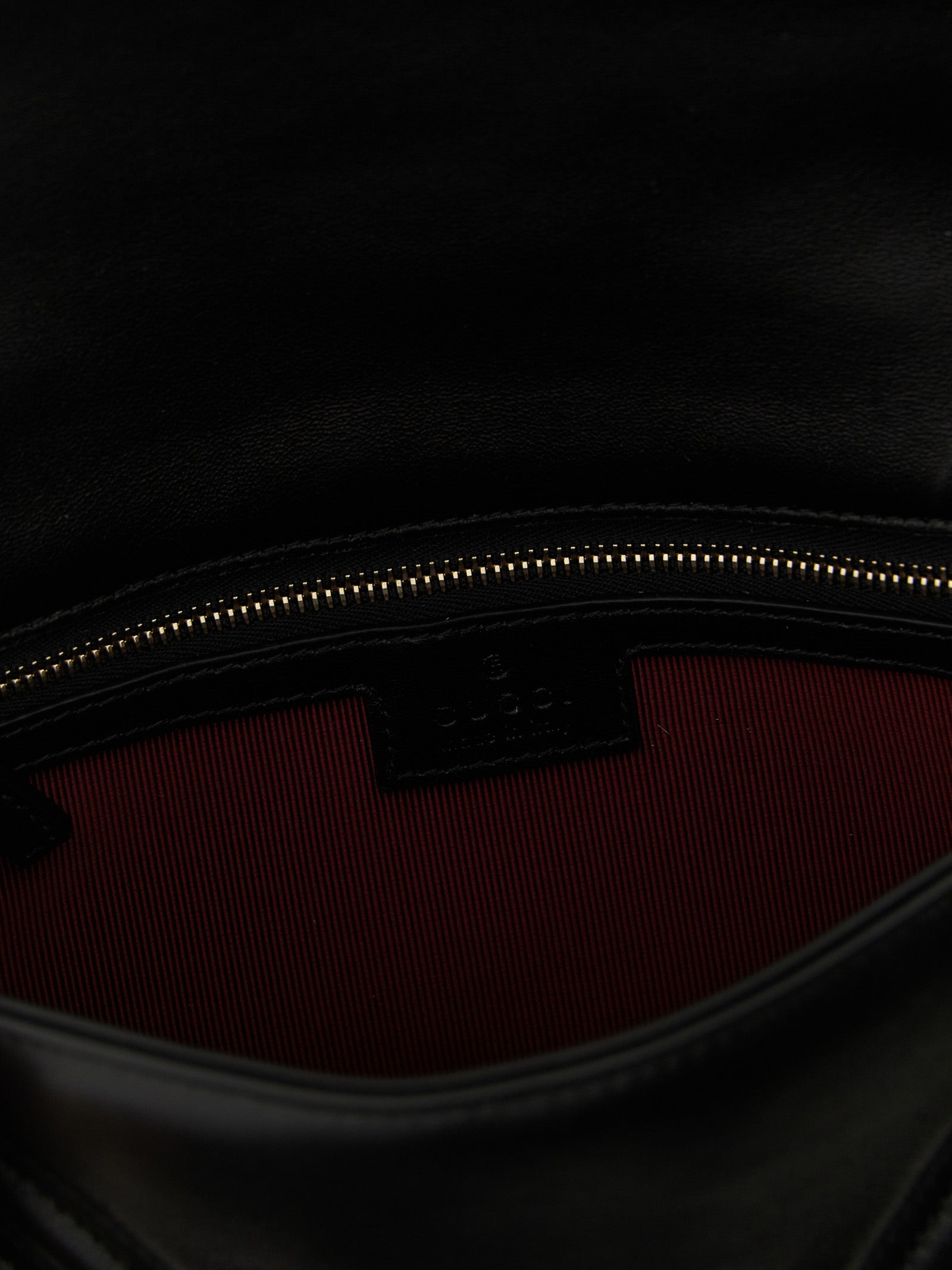 Gucci Black Lamb Leather Shoulder Bag