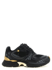 Versace Multicolor Calfskin Athletic Sneakers